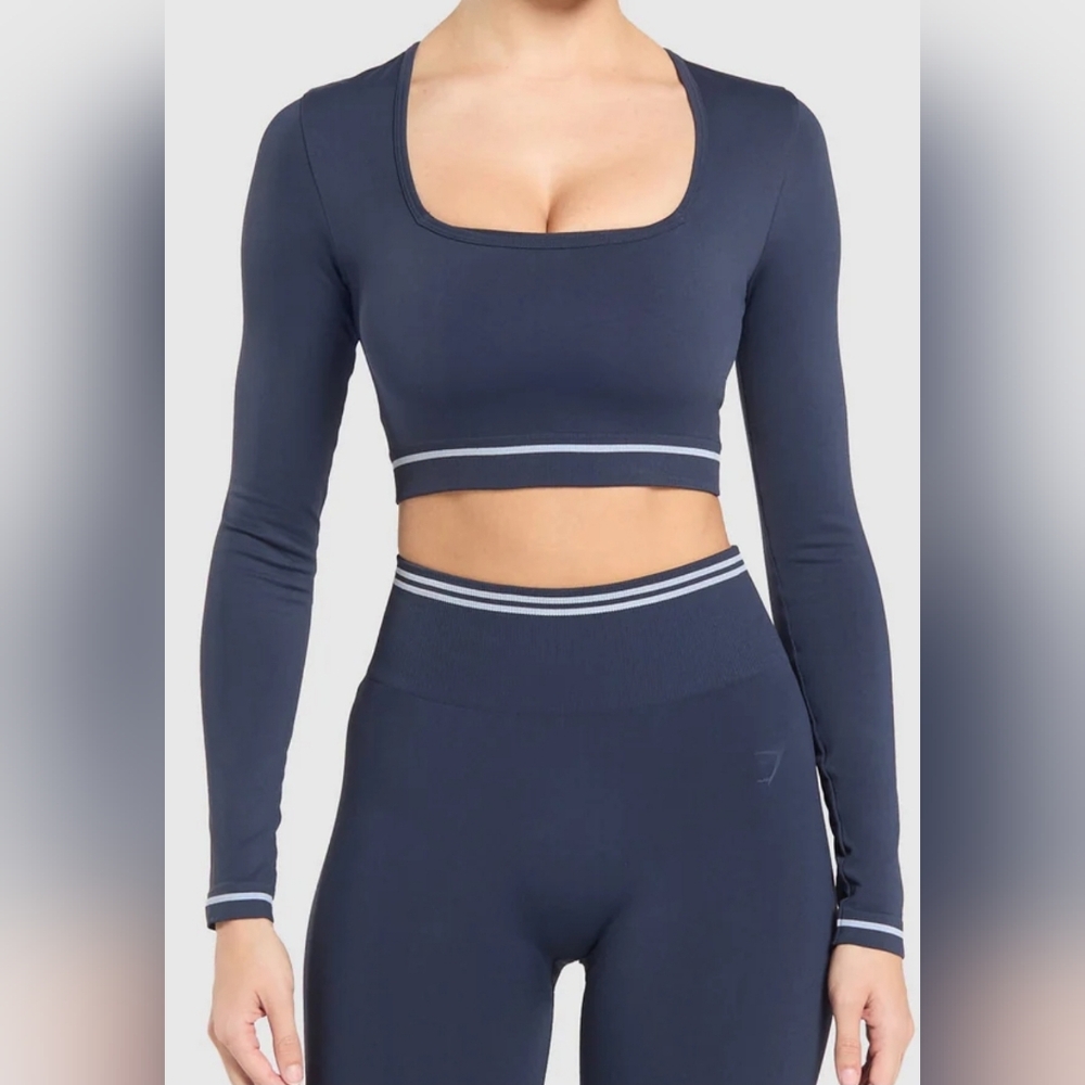 Gymshark Contrast Seamless Crop Top